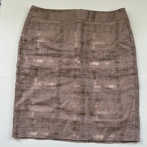 Ann Taylor Loft Linen Skirt Sz 12